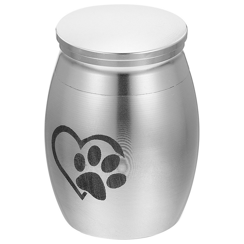 Urnos Urna Naminis šuo Kremavimas Katėms Memorialinis Atminimo dėžutė Šunys Gyvūnai Katės Mini spauda Letena Metalas Plienas Nerūdijantis Laidotuvių Dekoratyvinis