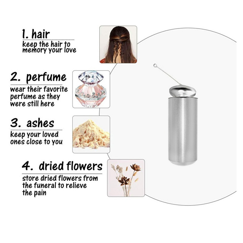 Jauki mājdzīvnieku ķepu cilindrs kremācijas kulonu rotaslietas pelnu turētājs Piemiņas kaķa suņa piemiņas urnas kaklarota no alumīnija sakausējuma