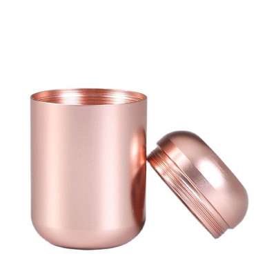 Mini hamvasztásos urnák kisállat macska kutyának / embernek, jól lezárt hamu koporsó temetésére Rozsdamentes acél hamvasztásos urna edény 60 ml