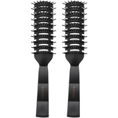 Pieptene de salon profesional 2 buc Perie de păr ondulată Pieptene de masaj din plastic PP Pieptene antistatic pentru coafarea părului