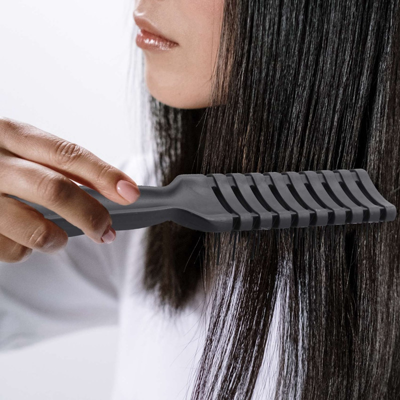 Pieptene de salon profesional 2 buc Perie de păr ondulată Pieptene de masaj din plastic PP Pieptene antistatic pentru coafarea părului