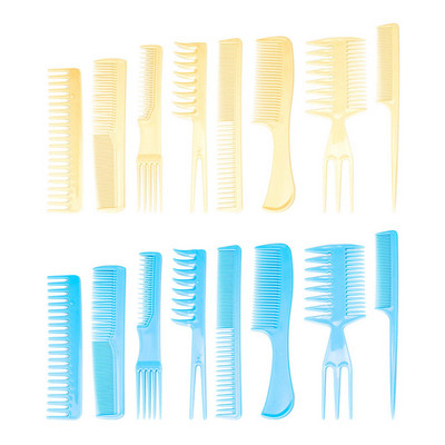 8Pcs Hair Combs Set for Women Men Hairdressing Detangling Combs Professional