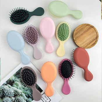 8 цвята Силиконова въздушна възглавница Гребен за коса с отвор за въздушна възглавница Добра еластичност Не наранява косата Екологичен гребен за бретон