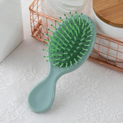 Χτένα μαλλιών 8 χρωμάτων αερόσακου σιλικόνης με τρύπα μαξιλαριού αέρα καλή ελαστικότητα που δεν βλάπτει τα μαλλιά Φιλική προς το περιβάλλον χτένα με κτυπήματα