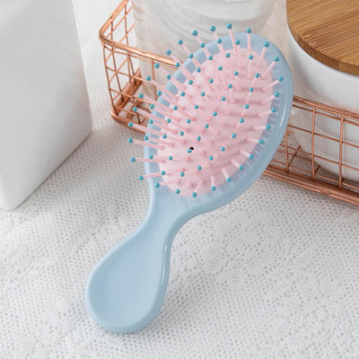 Χτένα μαλλιών 8 χρωμάτων αερόσακου σιλικόνης με τρύπα μαξιλαριού αέρα καλή ελαστικότητα που δεν βλάπτει τα μαλλιά Φιλική προς το περιβάλλον χτένα με κτυπήματα