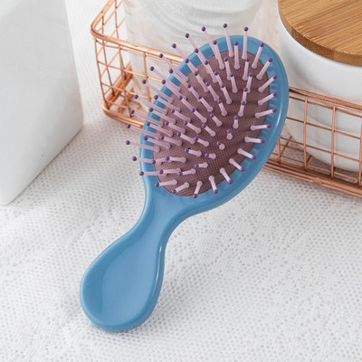 Χτένα μαλλιών 8 χρωμάτων αερόσακου σιλικόνης με τρύπα μαξιλαριού αέρα καλή ελαστικότητα που δεν βλάπτει τα μαλλιά Φιλική προς το περιβάλλον χτένα με κτυπήματα