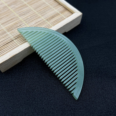 Akrüülist poolkuu kamm DIY Antiikpeakatted Retro juuksekamm ja antiiksed aksessuaarid