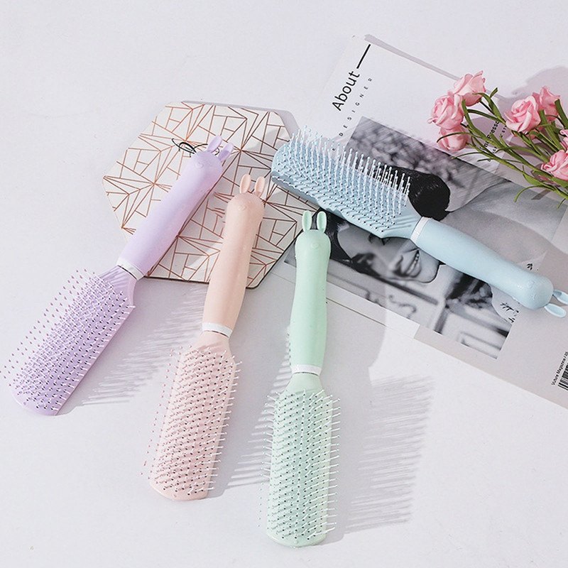 1 tk Fashion Cute Juukseharjad Kamm Teasing Back Kammiv Juuksehari Slim Line Styling Tools