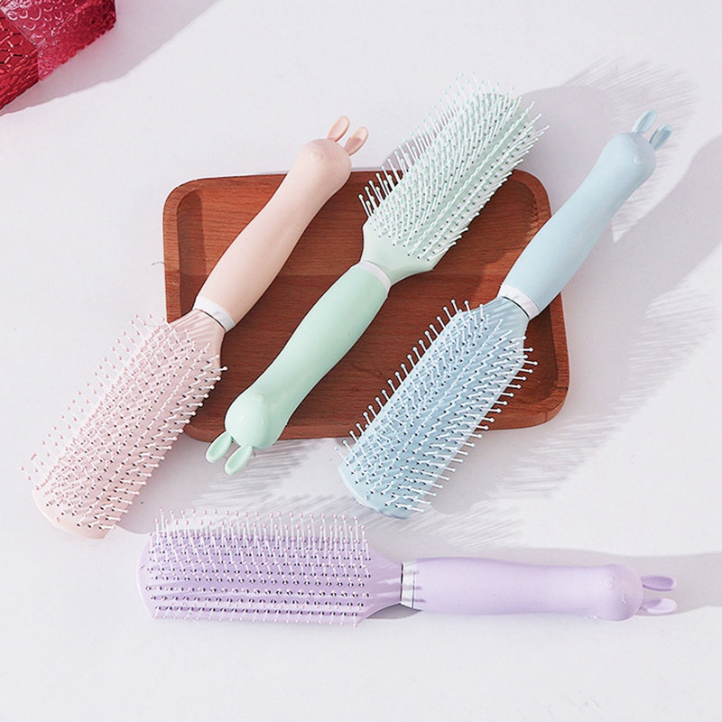 1 tk Fashion Cute Juukseharjad Kamm Teasing Back Kammiv Juuksehari Slim Line Styling Tools
