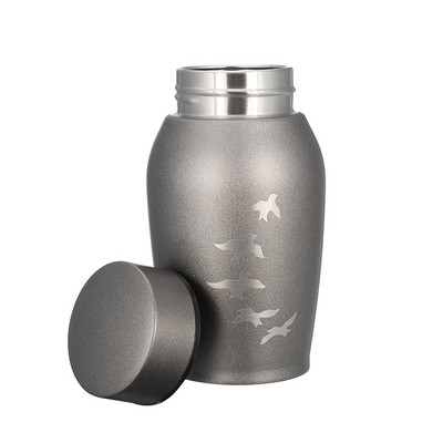 250 ml nerūdijančio plieno naminių gyvūnėlių urnos šunims katėms paukščių pelėms kremavimo pelenų atminimo karstas Kolumbariumo urna memorialinė kremavimo urna