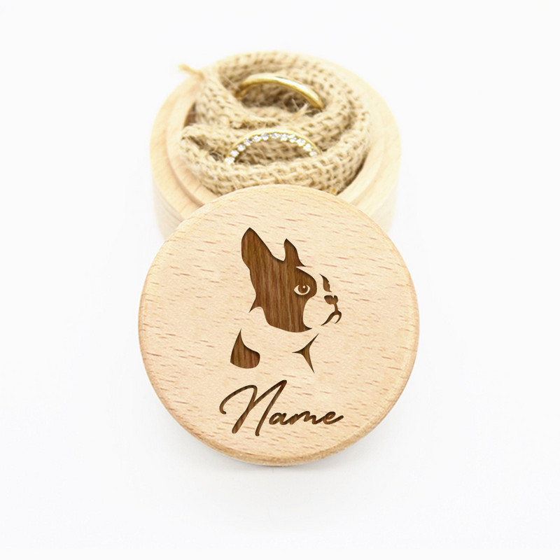 Εξατομικευμένο χαραγμένο ξύλινο κουτί αποθήκευσης δοντιών Προσαρμοσμένο όνομα Κουτί αναμνηστικών κατοικίδιων σκυλιών Γούνα γατών Κουτί αναμνηστικό δώρο απώλειας κατοικίδιου