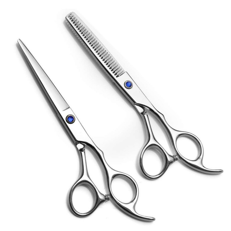 6" Sharp Hair Scissors Professional Hairdressing Scissors Barber Tool Ψαλίδι Flat Cut Teeth Thinning Cut Hair Trimmers