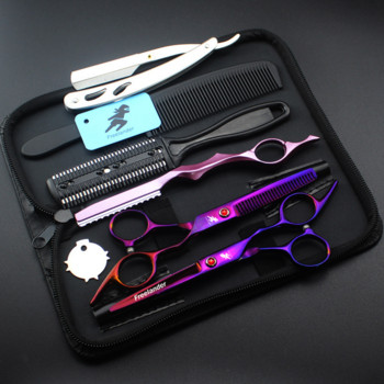 Лилав диамант Японски ножици за коса Евтини фризьорски ножици Ножици Фризьорска самобръсначка Ножици за подстригване