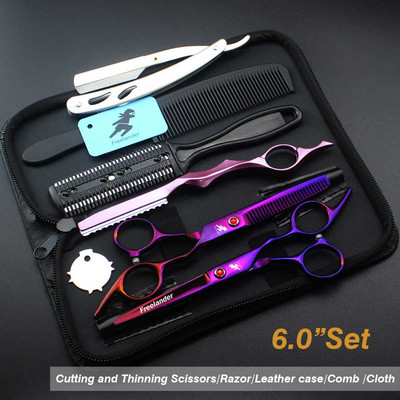 Purple Diamond Jaapani juuksekäärid odavad juuksuri käärid käärid juuksur pardel Juuksekäärid