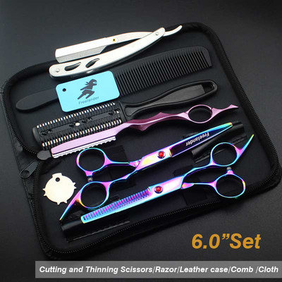 Purple Diamond Jaapani juuksekäärid odavad juuksuri käärid käärid juuksur pardel Juuksekäärid