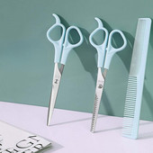 Kodu juuksuri käärid harvenduskäärid Juukselõikus Juuksuri käärid Lamedate hammaste kääride kamm 3 tk Juuste kujundamise tööriistad