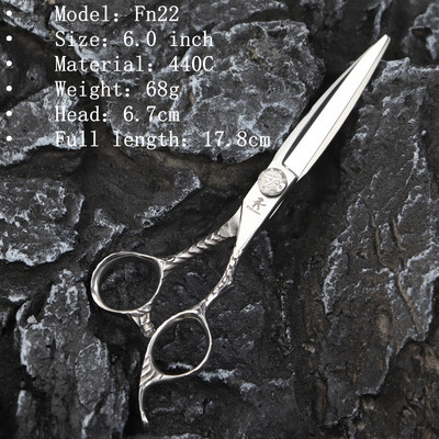 Fnlune 6.0 Profesionalne frizerske škare Salon Brijački pribor Stroj za šišanje Šišanje za stanjivanje Frizerske škare