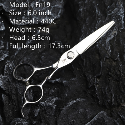 Fnlune 6.0 Profesionalne frizerske škare Salon Brijački pribor Stroj za šišanje Šišanje za stanjivanje Frizerske škare