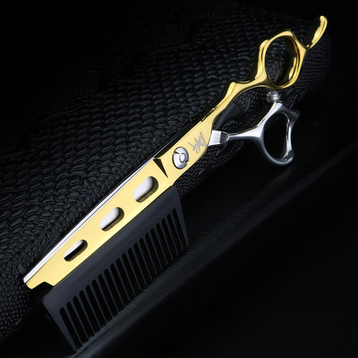 Integrirani češalj i škare od 6 inča, frizerske škare za šišanje, izrađene od čelika 440C u Japanu