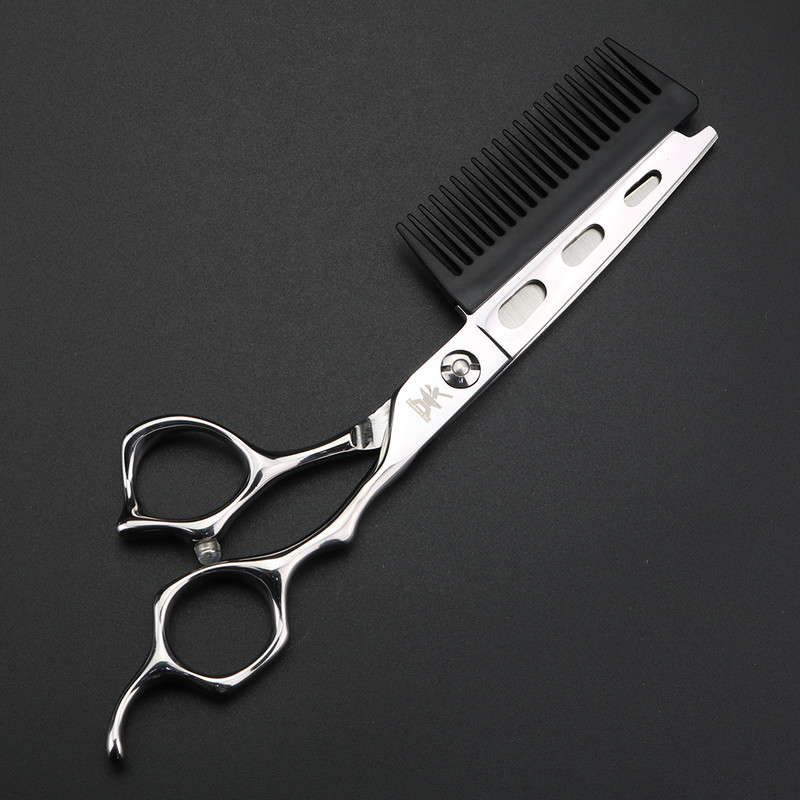Integrirani češalj i škare od 6 inča, frizerske škare za šišanje, izrađene od čelika 440C u Japanu