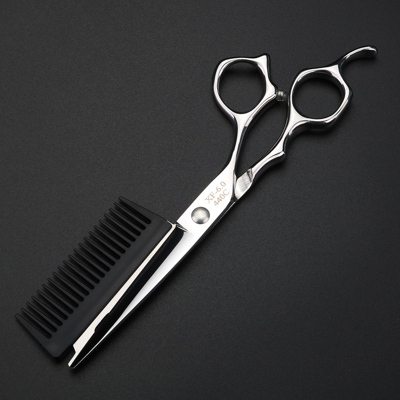 Integrirani češalj i škare od 6 inča, frizerske škare za šišanje, izrađene od čelika 440C u Japanu