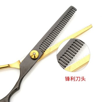6-инчови фризьорски ножици от неръждаема стомана, подстригващи професионални бръснарски ножици за мъже, жени, детски салон