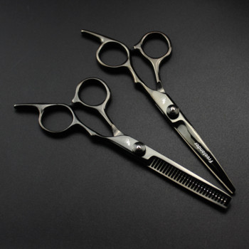 6-инчови ножици за коса, изтъняване, бръснарско подстригване, професионални ножици за коса, ножици, инструменти, фризьорски ножици от неръждаема стомана, 1 бр.