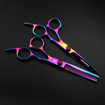 Ψαλίδι μαλλιών 6 ιντσών Thinning Barber Cutting Professional Hair Shears Scissor Tools Ανοξείδωτο ατσάλι κομμωτήριο ψαλίδι 1 τεμ.