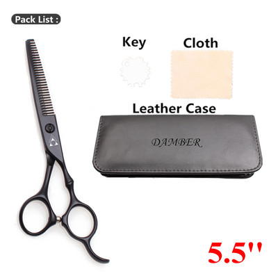 5,5 6 Japanese Steel 440C Hair Scissors Professional Hairdressing Scissor Υψηλής ποιότητας Barber Scissors Thinning Cutting Set 9030