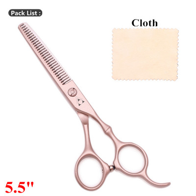 5,5 6 Japanese Steel 440C Hair Scissors Professional Hairdressing Scissor Υψηλής ποιότητας Barber Scissors Thinning Cutting Set 9030