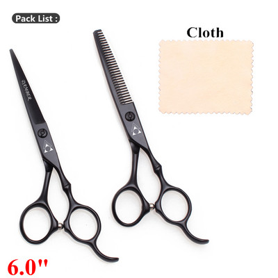 5,5 6 Japanese Steel 440C Hair Scissors Professional Hairdressing Scissor Υψηλής ποιότητας Barber Scissors Thinning Cutting Set 9030
