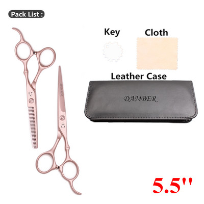 5,5 6 Japanese Steel 440C Hair Scissors Professional Hairdressing Scissor Υψηλής ποιότητας Barber Scissors Thinning Cutting Set 9030