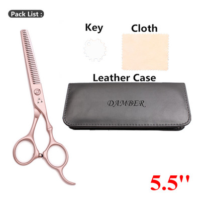 5,5 6 Japanese Steel 440C Hair Scissors Professional Hairdressing Scissor Υψηλής ποιότητας Barber Scissors Thinning Cutting Set 9030