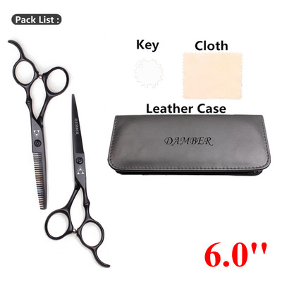 5,5 6 Japanese Steel 440C Hair Scissors Professional Hairdressing Scissor Υψηλής ποιότητας Barber Scissors Thinning Cutting Set 9030