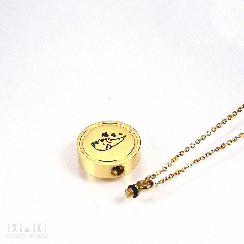 Medál kutyáknak Urna Hamvasztás Kisállat Emlékékszer Urna Medál Emlékmű Mancs sorozat Állati nyitható Medál ékszerek hamuhoz