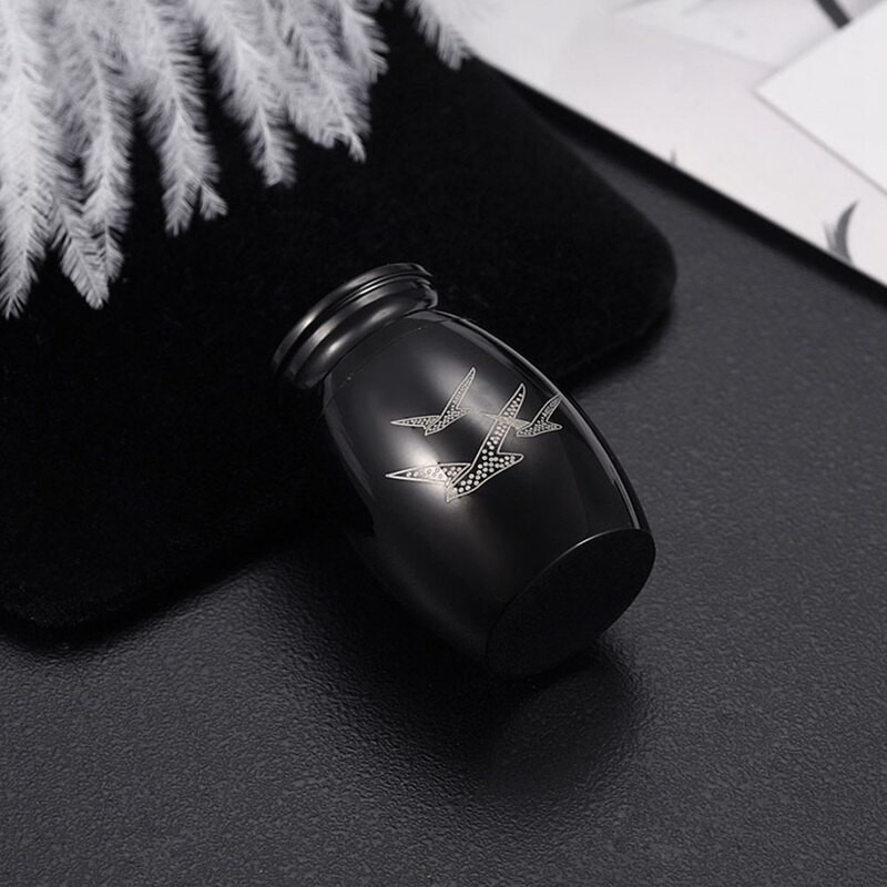 Zlatne/crne kraljevske urne od nehrđajućeg čelika Kućni ljubimci Pas Mačka Ptice Miš Kremiranje Pepeo Urna Kovčeg za uspomene Columbarium Ljubimci Spomenici