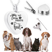 Lemmiklooma mälestus urn kaelakee tuhastamise ehted koera käpajälg tuhk ripats kaelakee-Jaw vasaku käpa jäljed ehk minu süda