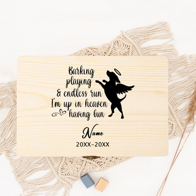 Urnă personalizată pentru animale de companie Personalizați numele și data Resturile animalelor de companie Cutie de lemn pentru incinerare Cenușă de pisică Cutie de urne Cutie funerară personalizată pentru cenușă de câine,