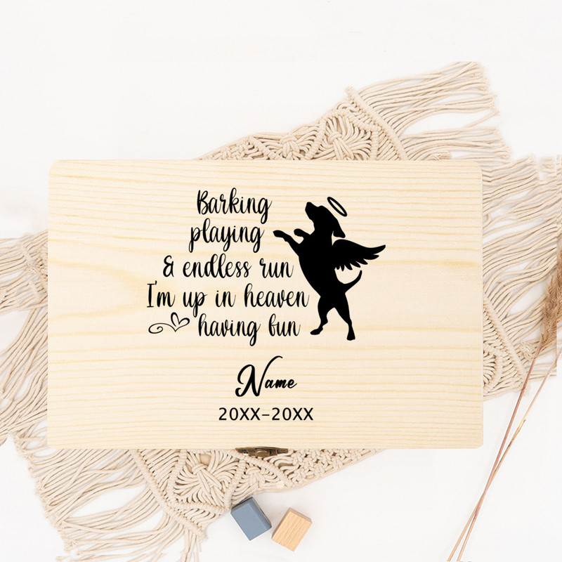 Urnă personalizată pentru animale de companie Personalizați numele și data Resturile animalelor de companie Cutie de lemn pentru incinerare Cenușă de pisică Cutie de urne Cutie funerară personalizată pentru cenușă de câine,