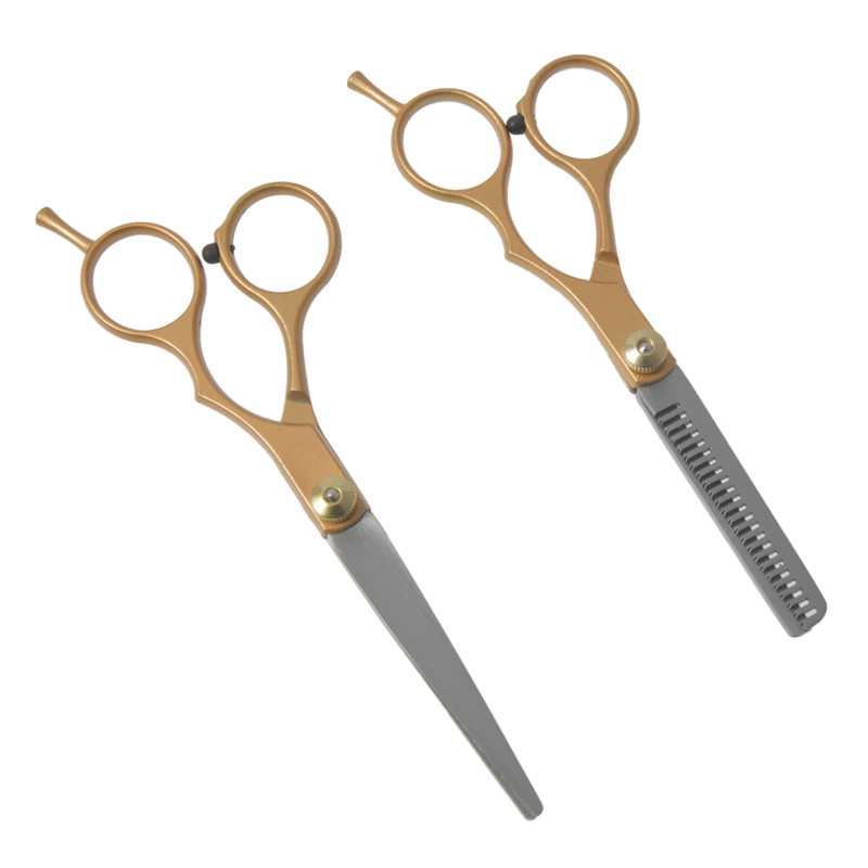 Auksinė profesionali 6,0 colio nerūdijančio plieno plaukų kirpimo mašinėlė plokščia kirpimo mašina su pasvirusiu uodega nerūdijančio plieno plaukų kirpimo mašinėlė