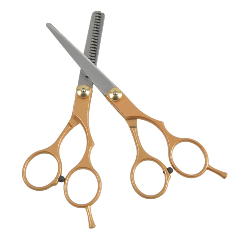 Auksinė profesionali 6,0 colio nerūdijančio plieno plaukų kirpimo mašinėlė plokščia kirpimo mašina su pasvirusiu uodega nerūdijančio plieno plaukų kirpimo mašinėlė