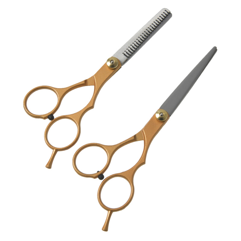 Auksinė profesionali 6,0 colio nerūdijančio plieno plaukų kirpimo mašinėlė plokščia kirpimo mašina su pasvirusiu uodega nerūdijančio plieno plaukų kirpimo mašinėlė