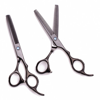 Barber Thinning Scissors Διπλή Πλευρά Δόντια 5,5\