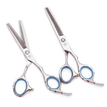 Barber Thinning Scissors Διπλή Πλευρά Δόντια 5,5\