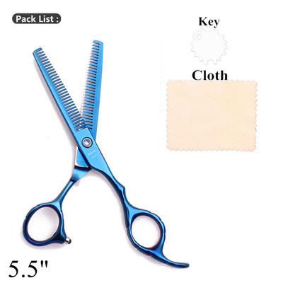 Kirpyklos ploninimo žirklės dvipusės 5,5 colio 6 colių Japonijos nerūdijančio plieno profesionalios kirpyklų žirklės dantų žirklės