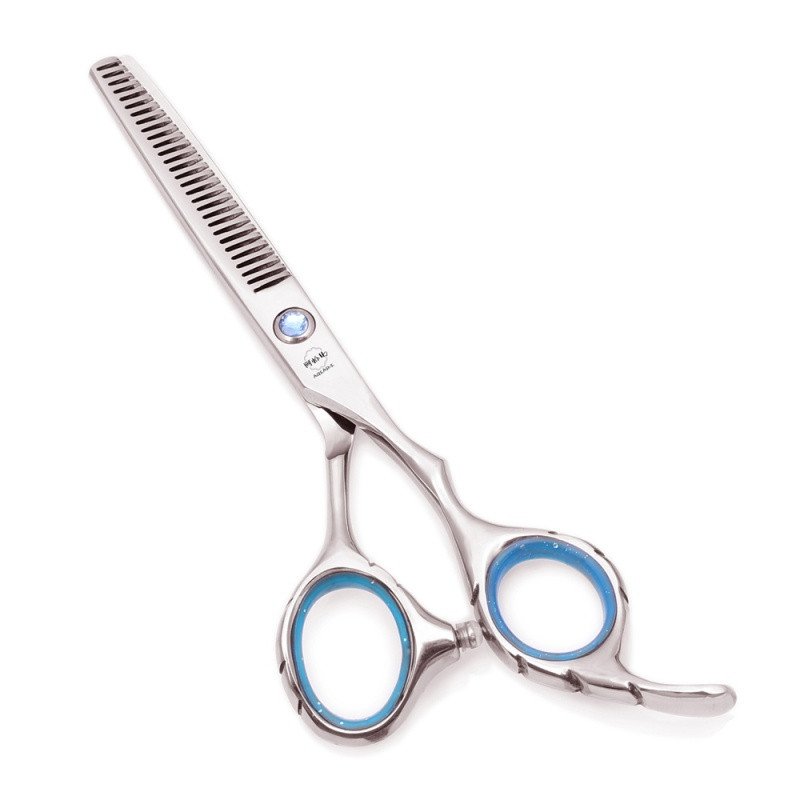 Kirpyklos ploninimo žirklės dvipusės 5,5 colio 6 colių Japonijos nerūdijančio plieno profesionalios kirpyklų žirklės dantų žirklės