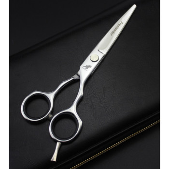 Професионални японски 4cr 6 инча черни ножици за подстригване ножици за подстригване изтъняване бръснарски ножици за подстригване фризьорски ножици