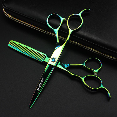 6,0-инчови професионални ножици за подстригване с лява ръка Изтъняване на лявата бръснарска ножица за коса