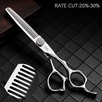 VP Ножици Hairdresser Japan 440C Ножици за коса Професионални фризьорски аксесоари Салон 6,0 инча Cut Thinning Бръснарски инструменти
