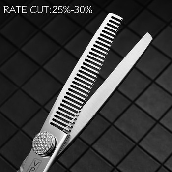 VP Ножици Hairdresser Japan 440C Ножици за коса Професионални фризьорски аксесоари Салон 6,0 инча Cut Thinning Бръснарски инструменти